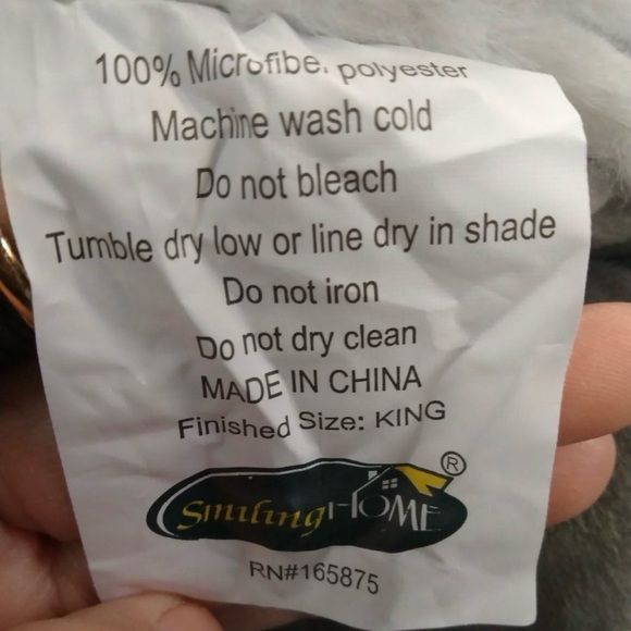 Cozy Beige and White Textured Comforter Set - Picture 7 of 15